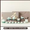 Ceramic Kung Fu tea set, home living room office tea making tea, teapot cover bowl tea cup, complete tea set gift box