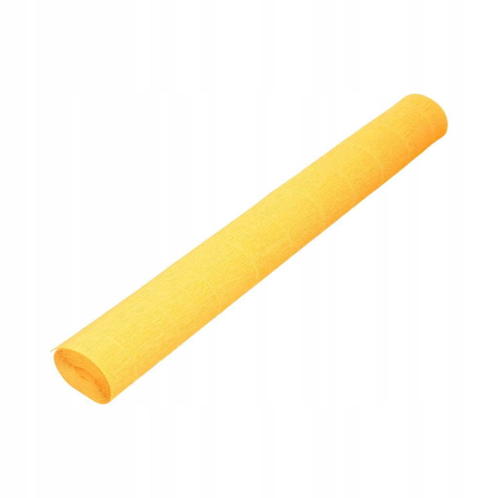 Bibuła dekor Krep 50x250 cm 180GR 576 ŻÓŁTA CIEMNA