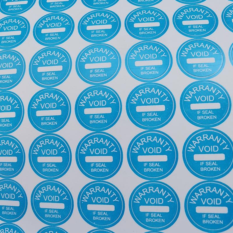 1000pcs/Lot Diameter 10mm Warranty Label Sticker Void If Seal Broken Damaged