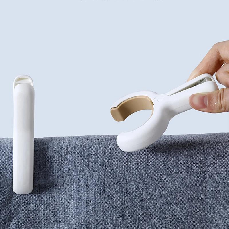 Large Beach Towel Clips Plastic Strong Windproof Clothes Pegs Quilt Hanging Clip Reusable Non-slip Fixed Drying Clothespin