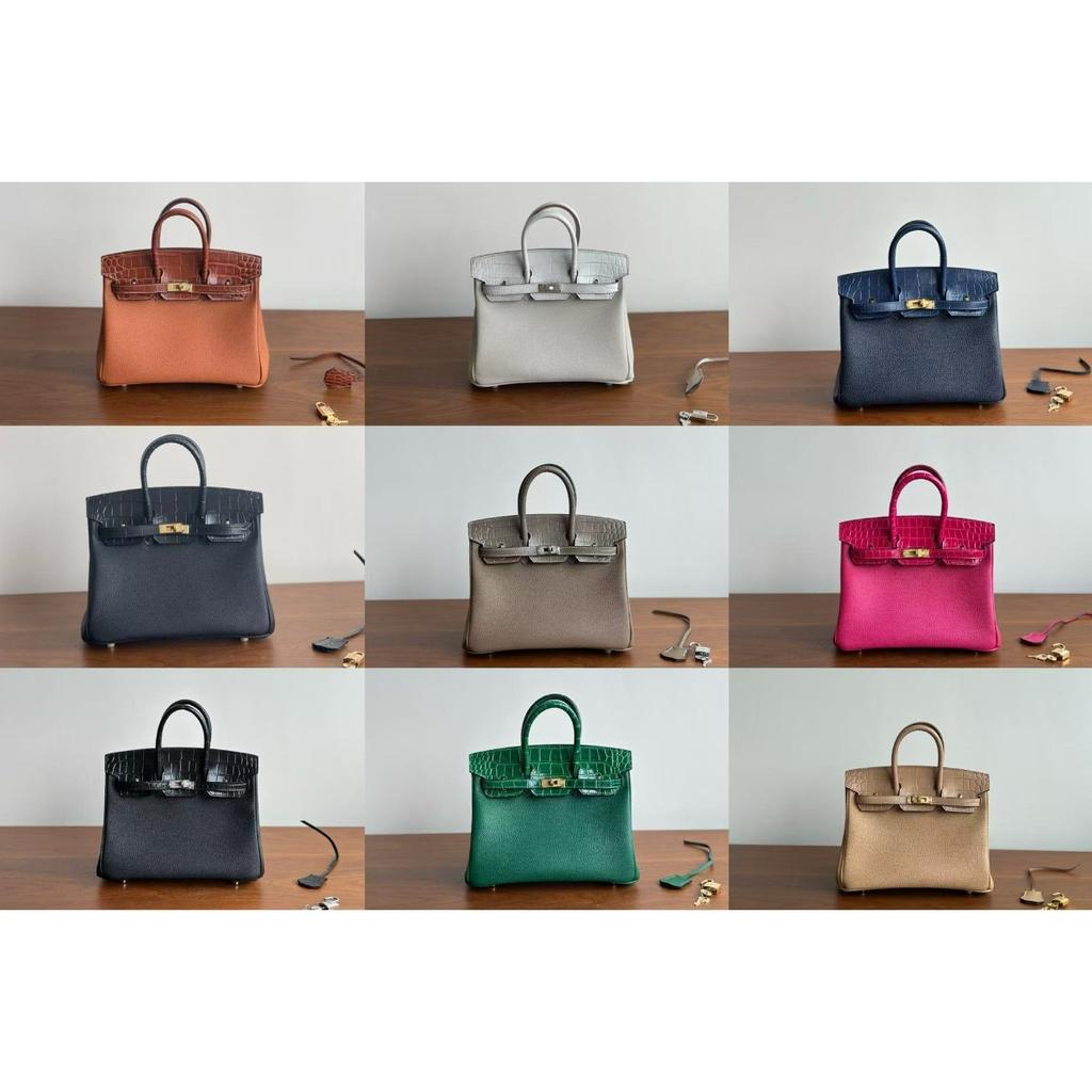 Prawdziwa skóra wzór krokodyla platynowa torba seria skóry bydlęcej togo przenośna platynowa torba duża pojemność