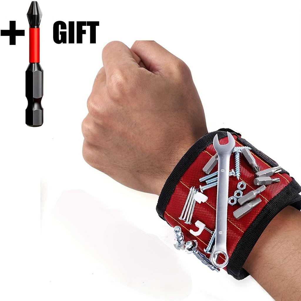 Magnetic Wristband, Used To Secure Screw Tools Made of High-quality Nylon with Lightweight and Strong Magnets Christmas Gift