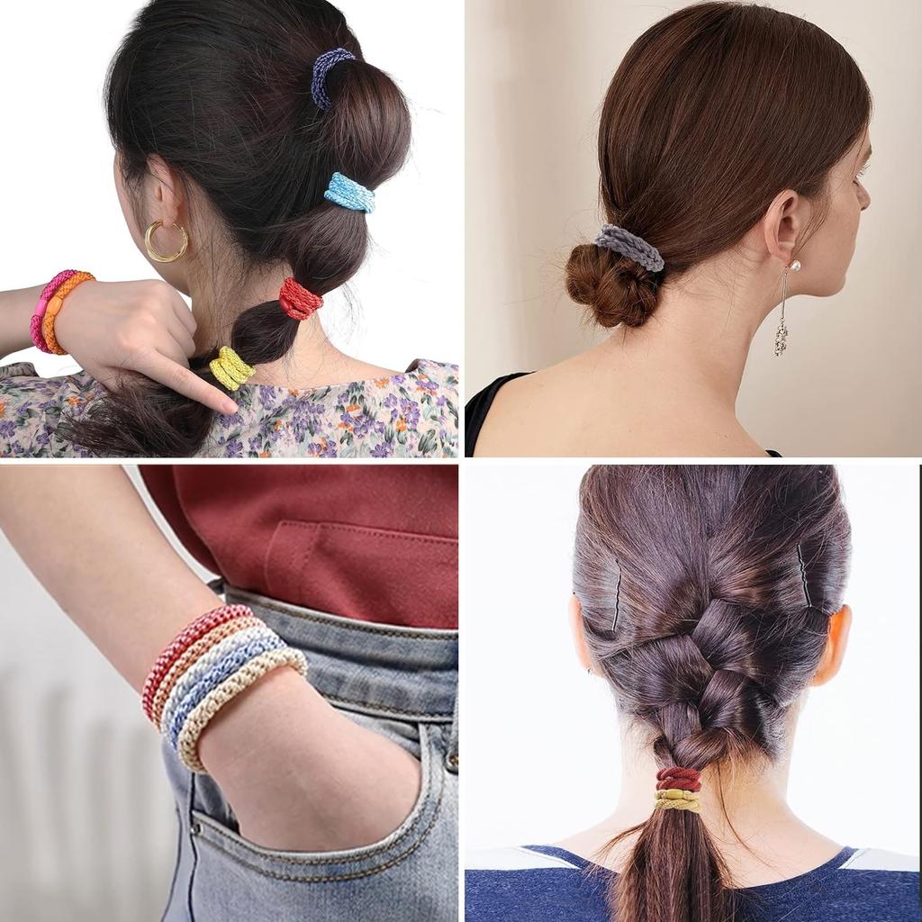 Jewktuai Hair Hair Accessories for Adults Hair Stylish Hair Hair Ring Adult Hair High Thick Hairbands for Simple Hair Accessories Coffee Ties,