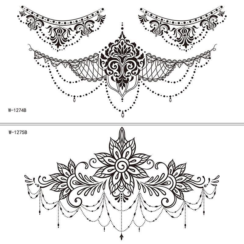 Internet Celebrity Tattoo Stickers Temporary Tattoo Sexy Ins Waterproof Tattoo Stickers