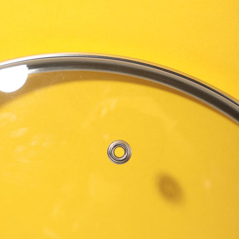 Universal Tempered Glass Pot Lid, Transparent, Heat Resistant, Fits 14-34cm Cookware