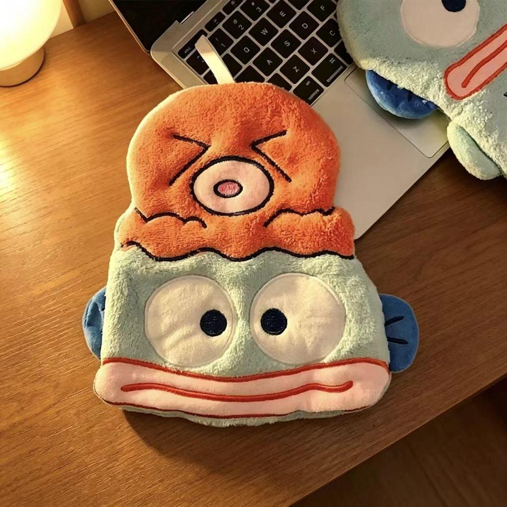 Children's Cute Cartoon Penguin Hanging Kitchen Hand Towel - Water Absorbent, Quick Drying Coral Fleece