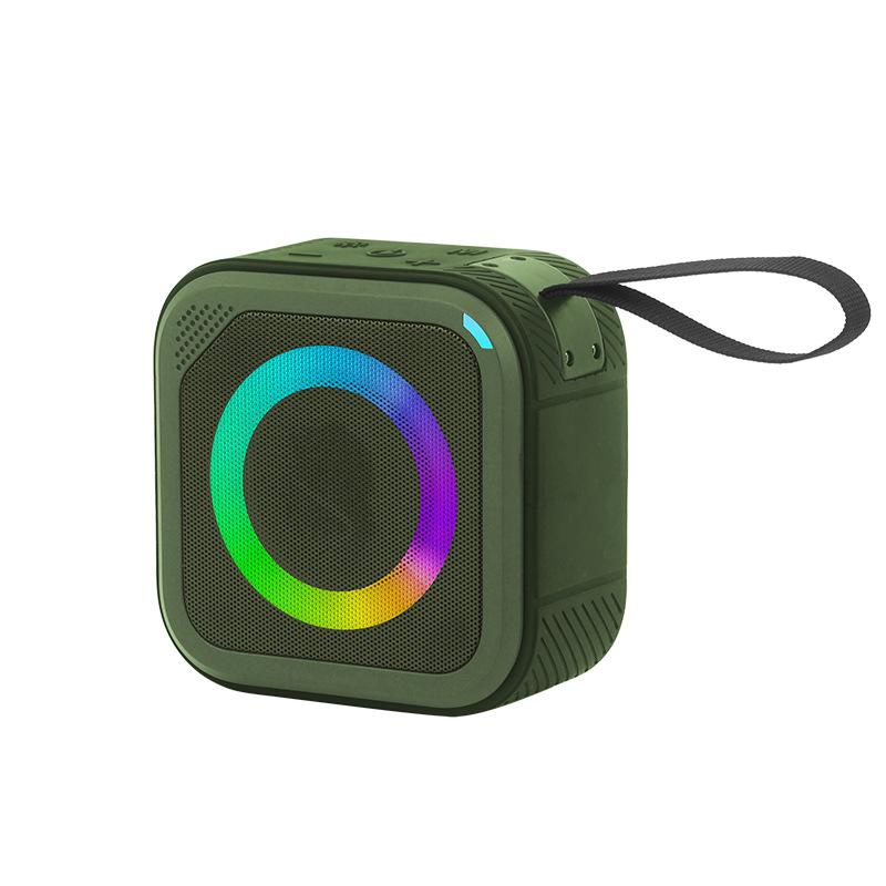 Cross-Border Bestseller: Waterproof Bluetooth Outdoor Speaker with RGB Ambient Light