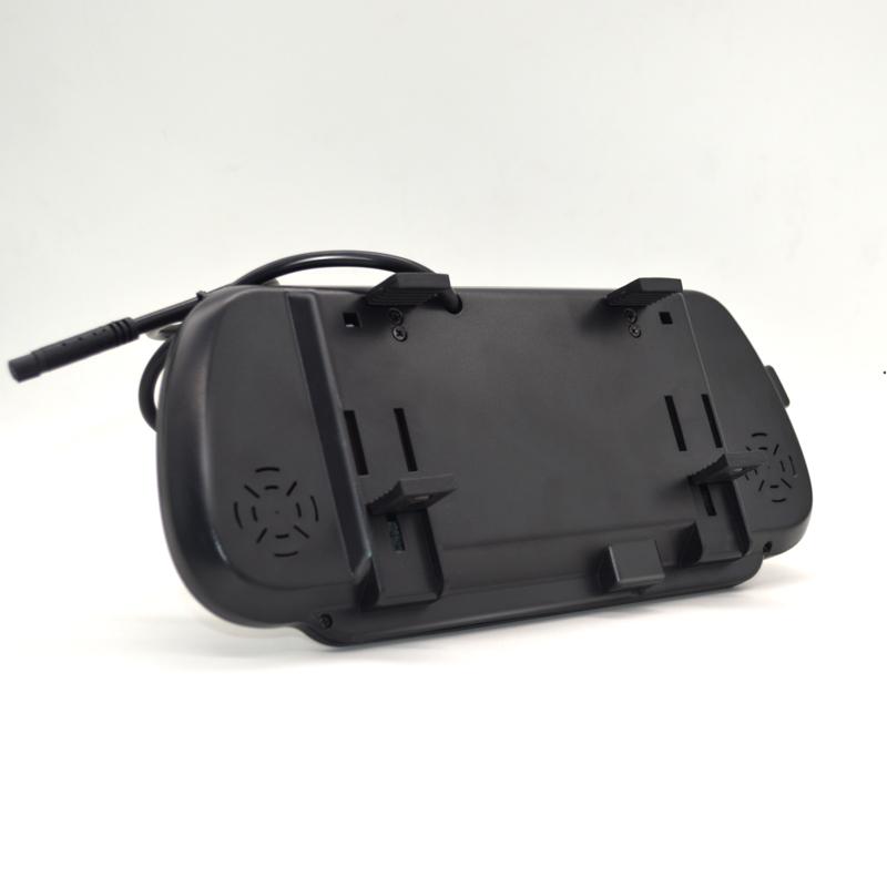 HD 7 Inch Car TFT LCD Mirror Monitor Vehicle Parking Screen 2 AV Input Auto Display Assistance Used for Rear View Backup Camera