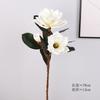 3D-Gefühl Baumwoll-Magnolienblüte Heimfotografie Dekoration Blume Weiches Hochzeitsornament Kunstblume