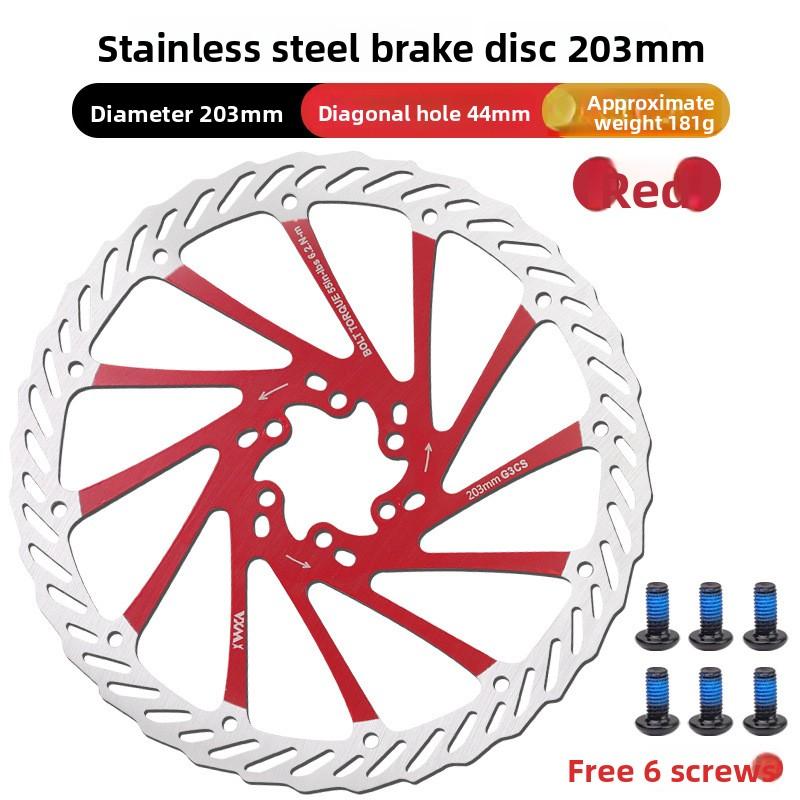 VXM MTB Oil Brake Disc 160 180 203mm Brake Pad Stainless Steel Design Hollow Out Heat Dissipation Customized Bicycle Accessories