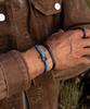 Pig&Hen Vicious Big Bracelet - Steel Blue X Slate Gray X Black