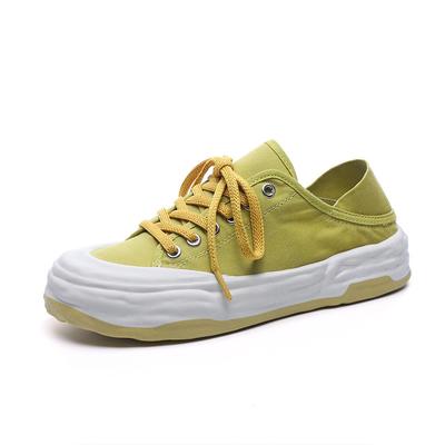 Fashion New Fashion Canvas Shoes Height Increase Women's Vulcanize Shoes Breathable Platform Casual Shoes Ladies Flats Lace-up Sneakers