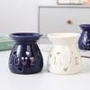 Ceramic Tea Light Candle Holder Small Essential Oil Burner Wax Melt Warmer Aromatherapy Aroma Diffuser for Home Bedroom Decor