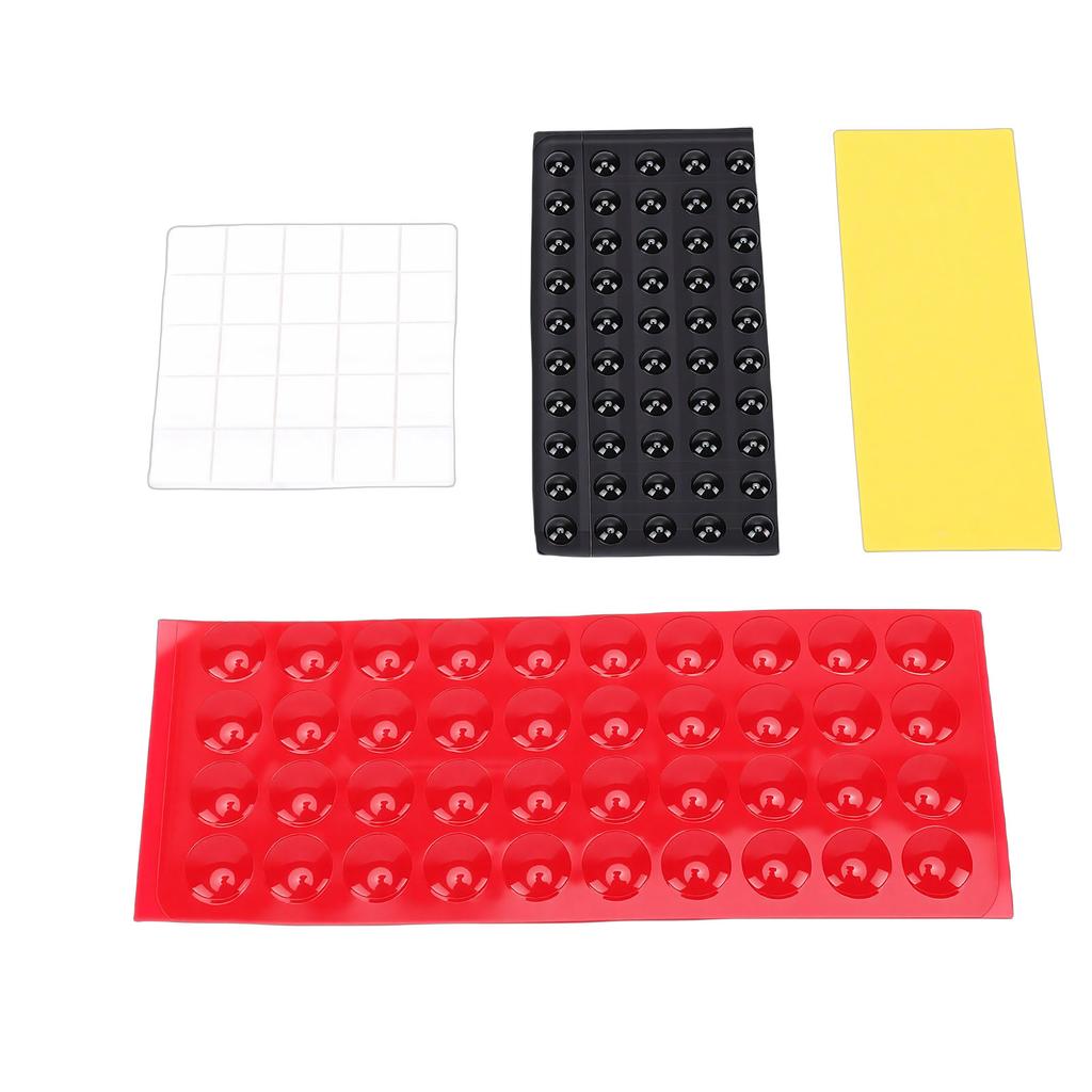165 Pcs Dots for Visually Impaired Silicone Raised Tactile Adhesive Dots Red Yellow Black White