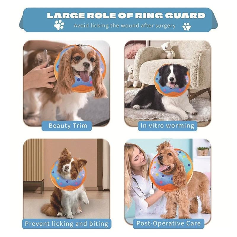 Inflatable Elizabethan Collar for Dog Cat Collar Neck Wound Recovery Accessories