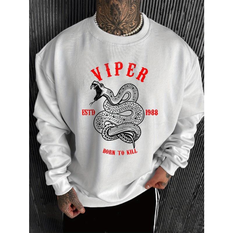 Men'S Autumn And Winter Fashion Street Casual Round Neck Sweatshirt, Suitable for Gift Giving, Round Neck Design, Fabric Is Comfortable And Warm