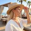 Shell Fringe Earrings Long Vacation Style Pendant Earrings Women's Fashion Trend Daily Accessory