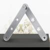 6 pcs 360° Rotating Doors Rotating Hinge Heavy-Duty Rotating Concealed Hinges Pivot Hinge  Furniture