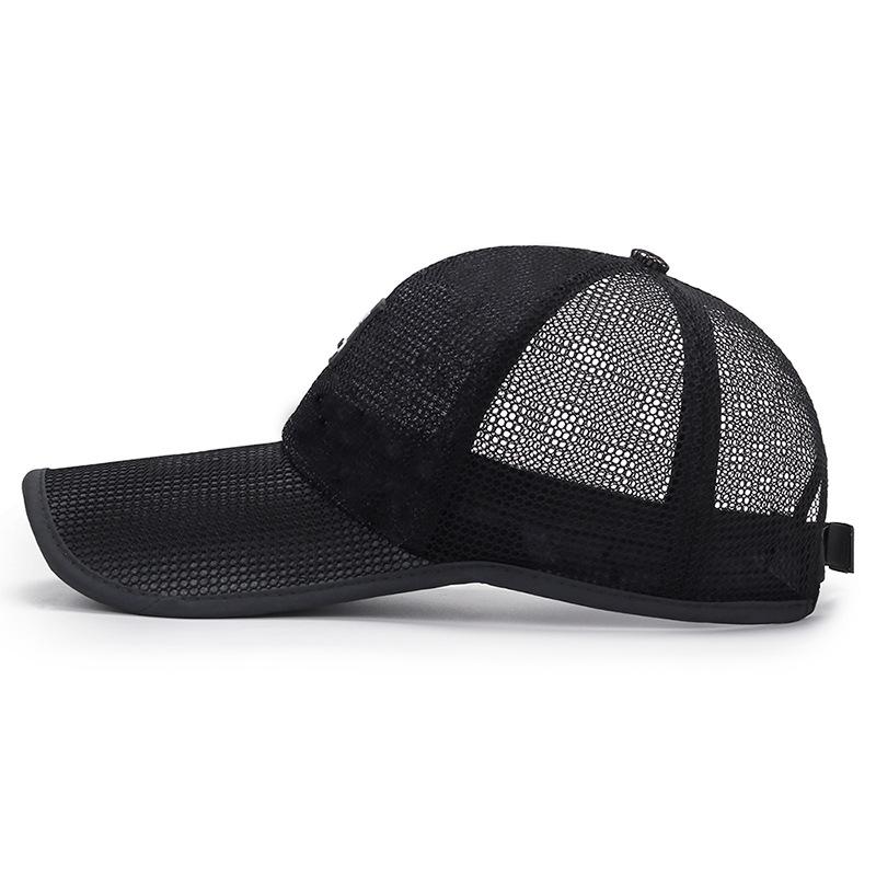 Summer Outdoor Extended Brim Sunshade Net Cap Women's Sun Protection Baseball Cap Summer Wide-brimmed Breathable Cap