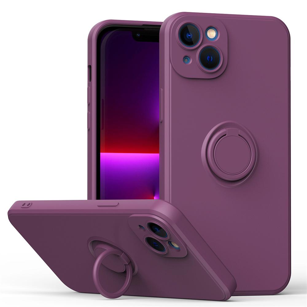 

Luxury Liquid Silicone Magnetic With Ring HolderCases For For Iphone 15 14 13 12 11 Pro Max XS XR 6 6s 7 8 Plus SE X XS XR Case For iPhone 13 Mini