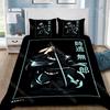 Demon Slayer Muichiro tokito Husă de Plapumă Față de Pernă Set de Lenjerie de Pat Adult Băiat Fată Decor Dormitor Cadou Copii Mărime Single