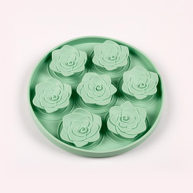 Tapete Redondo de Silicone para Alimentação Lenta de Animais de Estimação Tapete para Lamber para Cães Tapete Anti-Sufocamento para Alimentação Lenta de Gatos Tigela para Alimentação Lenta de Cães Suprimentos para Animais de Estimação