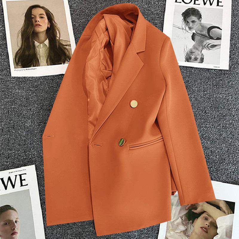 Women's Green Slim Fit Suit Jacket - Trendy Spring 2025 Street Style