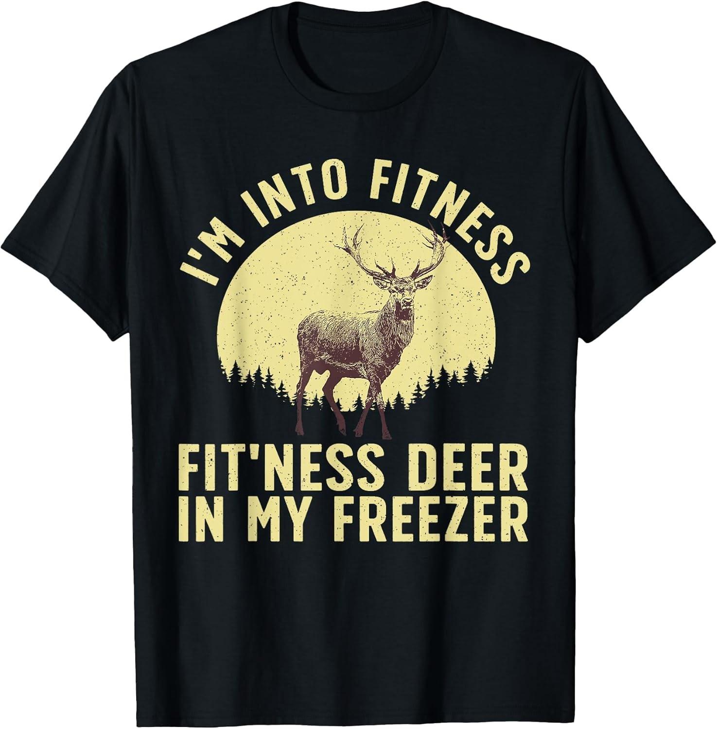 NEW LIMITED! Funny Deer Hunting Wildlife Hunter Hunting Tee - MADE IN USA M