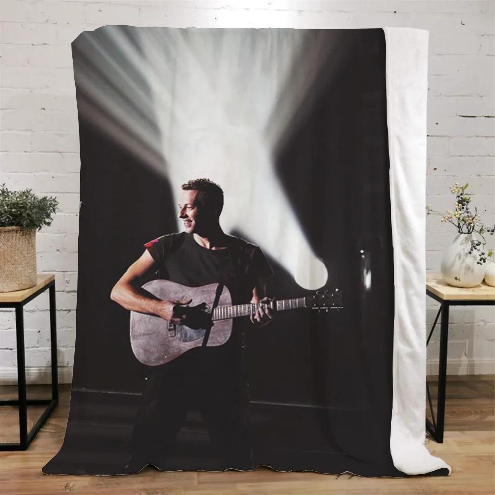 Coldplay Throws Blankets for Sofa Luxury Throw Blanket King Size Fluffy Plaid Microfiber Bedding Beach Towel Home Interior Knee