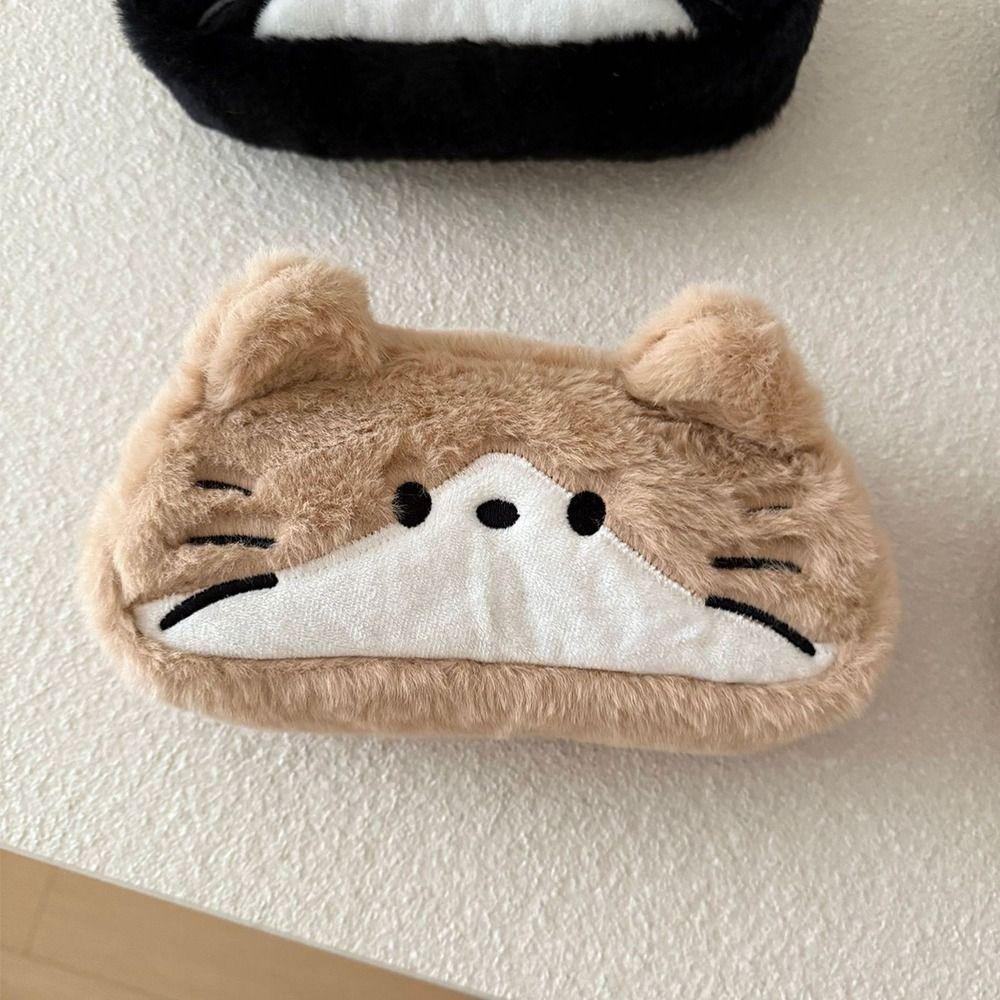 Funny Cat Pencil Case Large Capacity Stationery Bag Pen Pouch Gift
