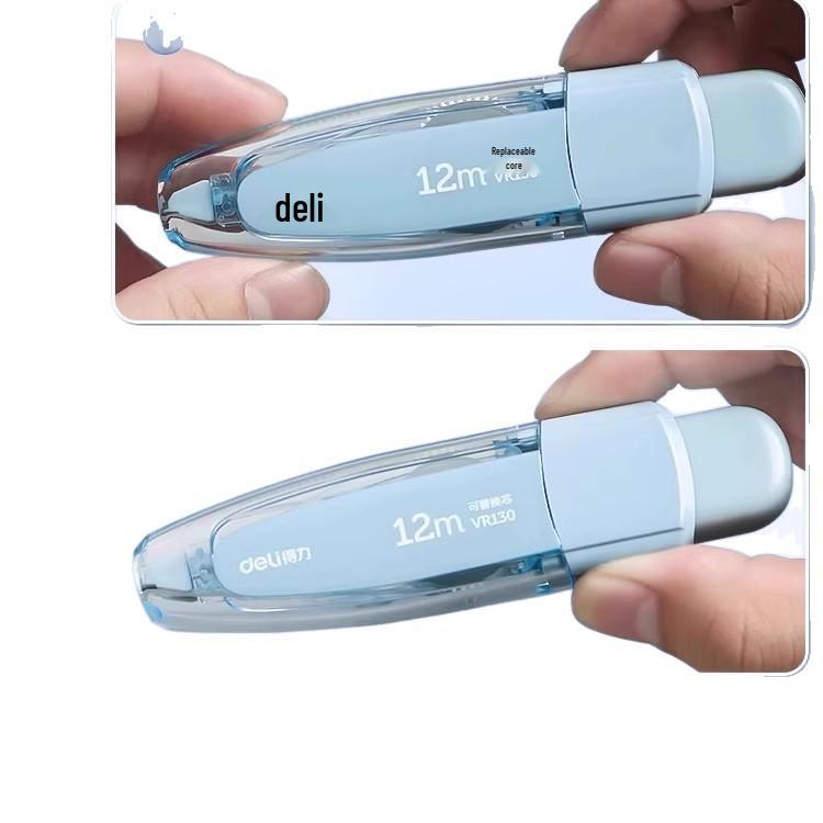 Deli Student Correction Tape with Replaceable Core - Large Capacity & Easy Press-to-Use