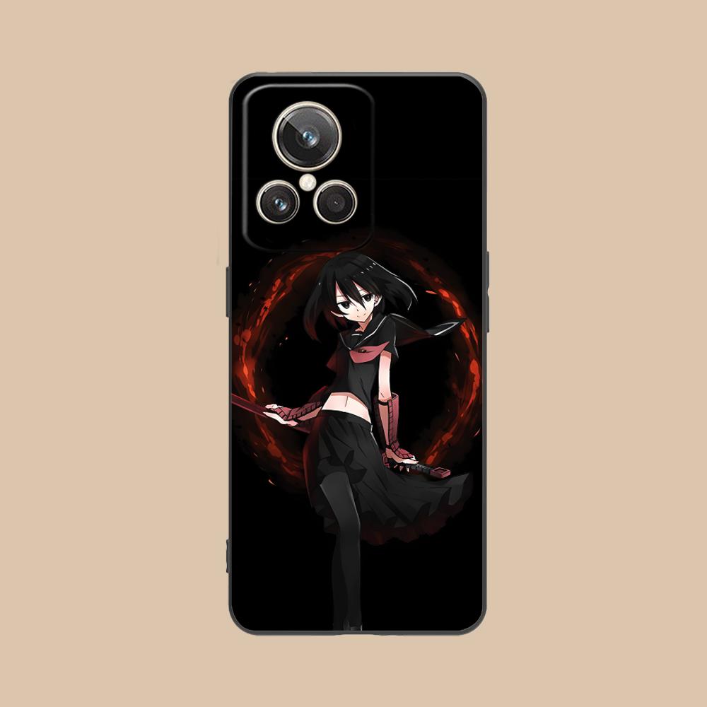 Akame Kurome Matte TPU Mobile Phone Case for Realme 15 14 13 12 11 10 9 Pro Plus T i Lite 5G Colorful Printing Cover