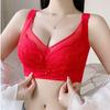 Adjustable Bra Women's Plus Size Strapless Bra Anti Glare Thin Design Gathered Together Anti Sagging and Double Breasted Bra