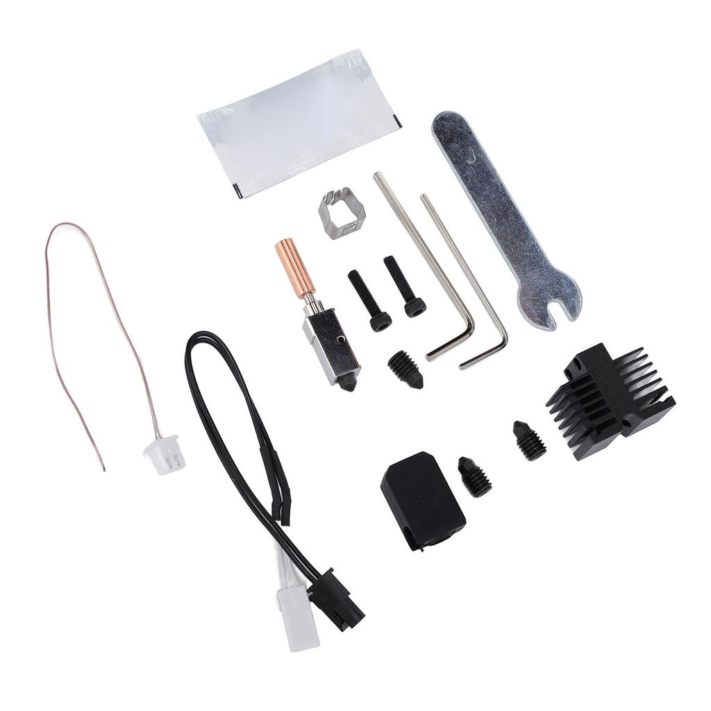 Hotend Kit 0.4mm 0.6mm 0.8mm Hardened Steel Nozzle 3D Printer Hotend Kit for QIDI XPlus3