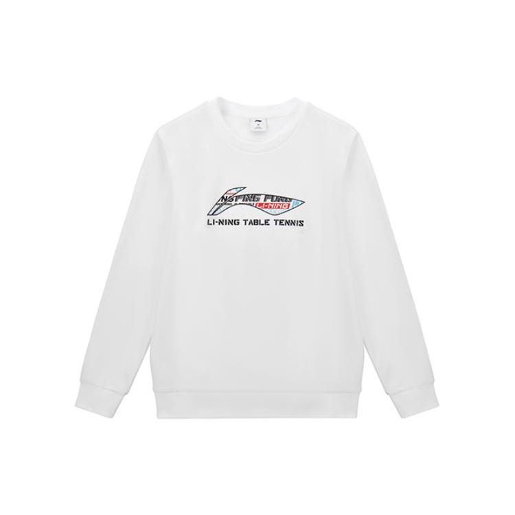 Свитшот для настольного тенниса Li Ning, унисекс, стандартный, белый, AWDT281-1 XXL