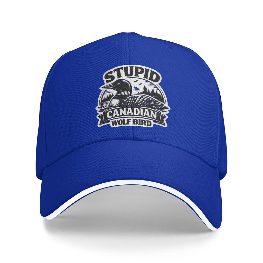 Heated Rivalry Stupid Canadian Wolf Bird Quote Sun Baseball Cap Summer y2k Cool Hip Hop Hats For Men Tennis Skate Baseball Caps