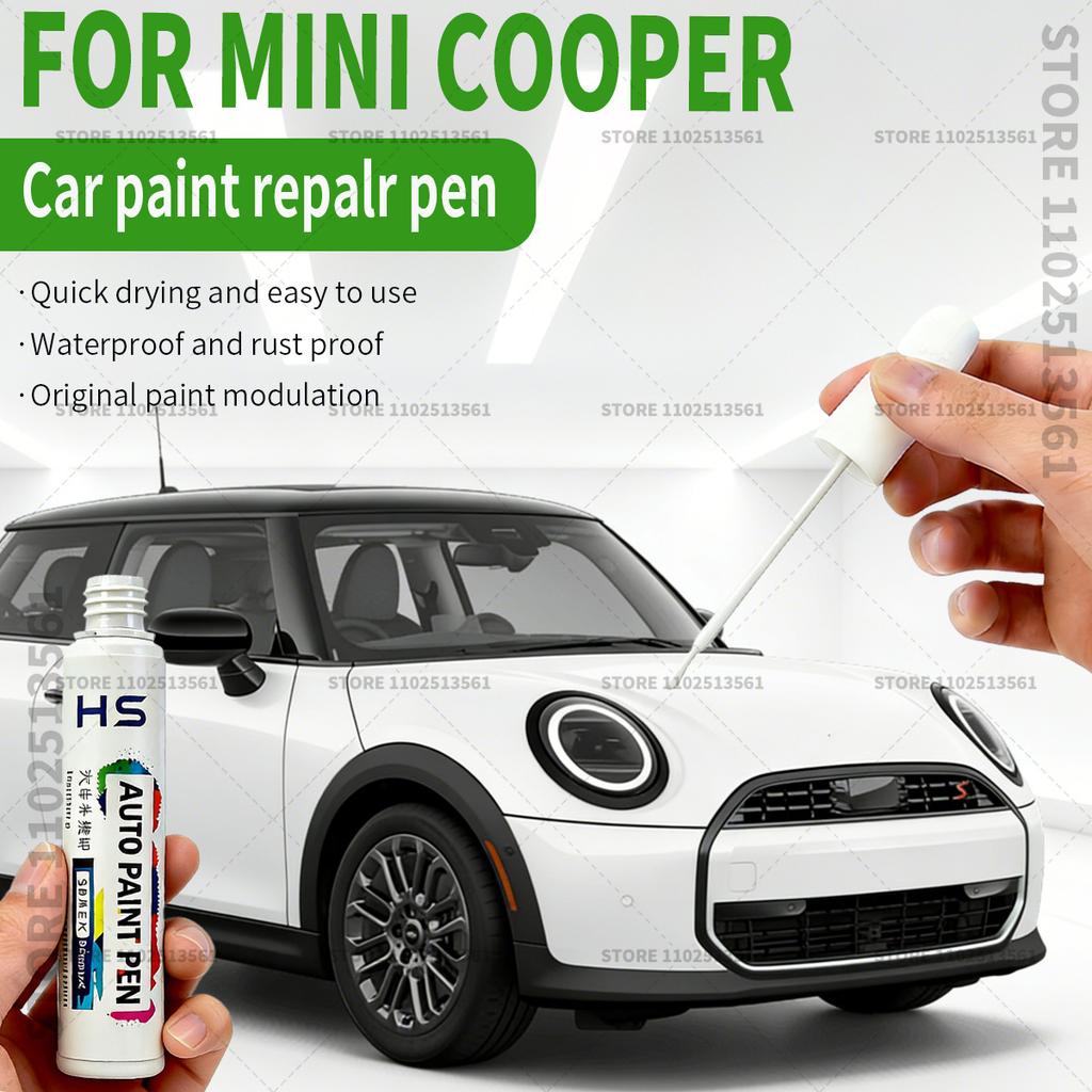For 2013-2025 MINI COOPER Car Paint Repair Pen Restores Original Factory Paint Finish Magic Blue Yellow Polar Bear White Green Touchup Paint2