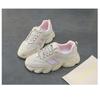 Thick Bottom New Height Increasing White Casual Sports Spring and Autumn Round Head Versatile Sports Shoes