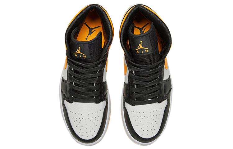 Jordan 1 Mid Laser Orange Black Women's CV5276-107