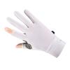 Ice Silk Cycling Gloves 2 Fingerless Sport Gloves for Men Women Cycling Workout Gym Training Weight Lifting Outdoor M Size