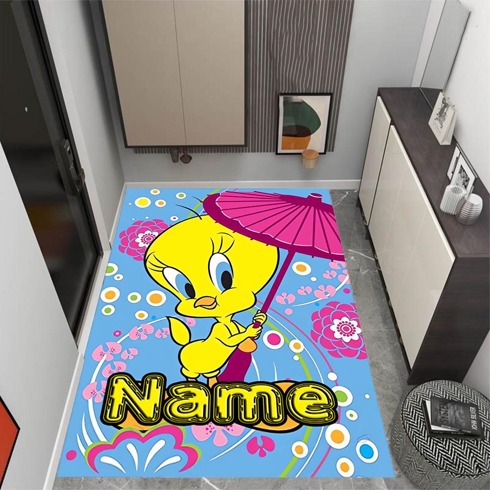 Looney Road Runner Adventure Customize Your Name Carpet Suitable for Decorate room Living Rooms Foyer Dormitory Anti-slip Rug Office home decor Spirit