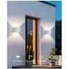 Aluminum LED Wall Lamp Outdoor Waterproof IP65 Interior Wall Light 12W24W Porch Garden Lights Living Room Street Stairs Lighting