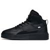 Life Collection Thermal Slip Resistant And Abrasion Resistant High Top Skateboard Shoes Women's Black Fleece Lined 922148911-1