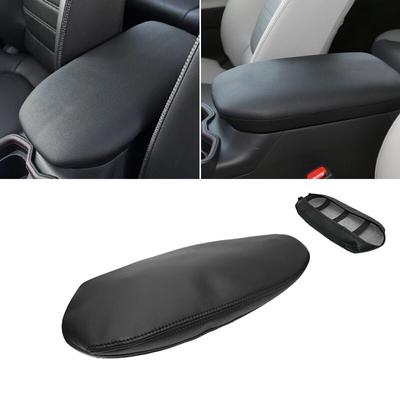 Armrest Leather Cover For Toyota Rav4 RAV-4 Car Interior Center Control Armrest Box Elastic Band Cover Trim