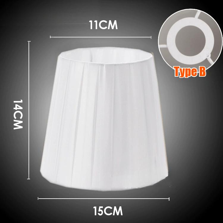 14cm Small Glass Chandelier Lamp Shades, Modern Wall Lasmp Cover, Clip on  for Bedrooms Living Room
