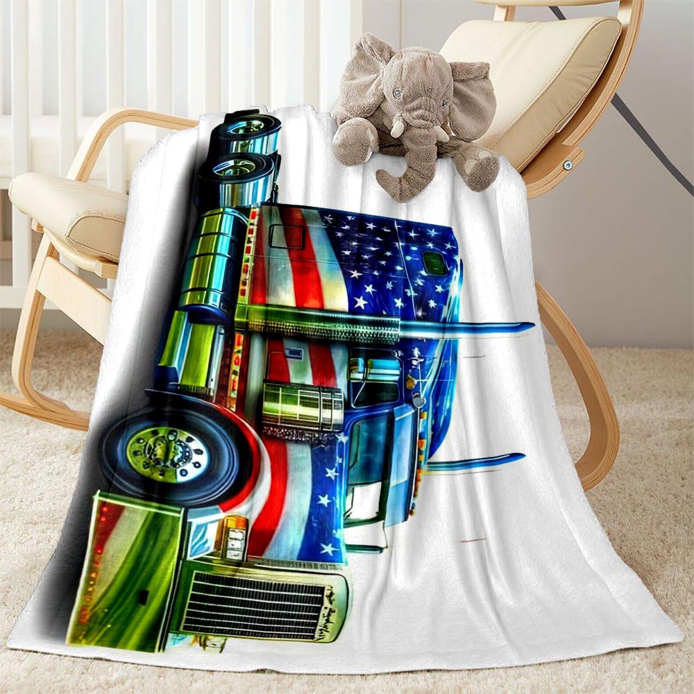 Kw Heavy Trucks Blanket Ultrasoft Great For Bedding Picnics Livingroom Four Seasons Universal Modern Birthday Christmas Gift Blanket