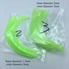 20/60/100pcs Lot Rubber Hose Fishing Balance Tube Anti Winding Noctilucent Super Bright Fishing Sea Fishing Pesca Connector Accessory