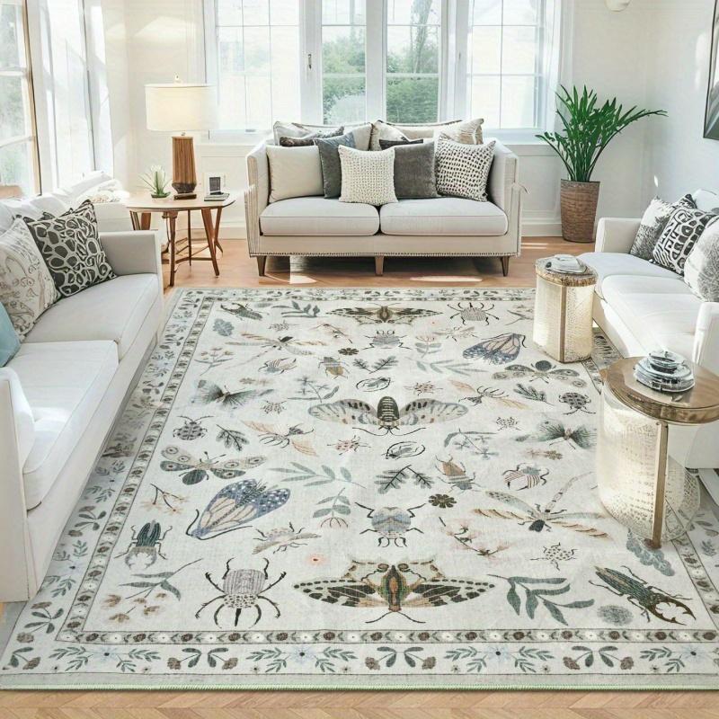 Modern Printed Carpets Carpets for Living Rooms Bedrooms Vintage Carpets Flowers Dining Rooms Amusement Rooms Home Decor Carpets