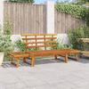 Vidaxl Gartenbank, 2-in-1, 190 cm, Massives Akazienholz