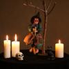 Decorazione Appesa Strega di Halloween con Suono Elettronico per Allestimento Scena Casa Infestata